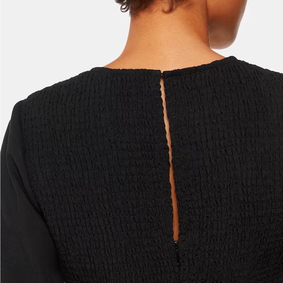 Whistles Elegant Black Midi Dress - Picture 2 of 6